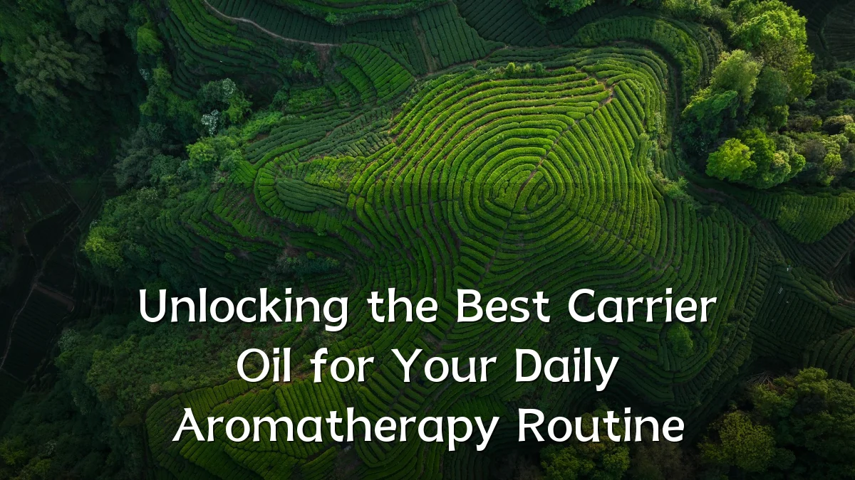 Unlocking the Best Carrier Oil for Your Daily Aromatherapy Routine