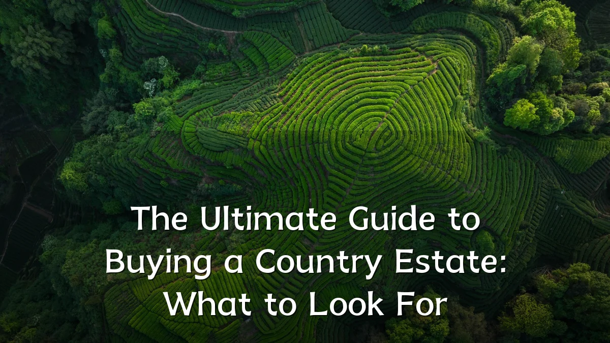 The Ultimate Guide to Buying a Country Estate: What to Look For