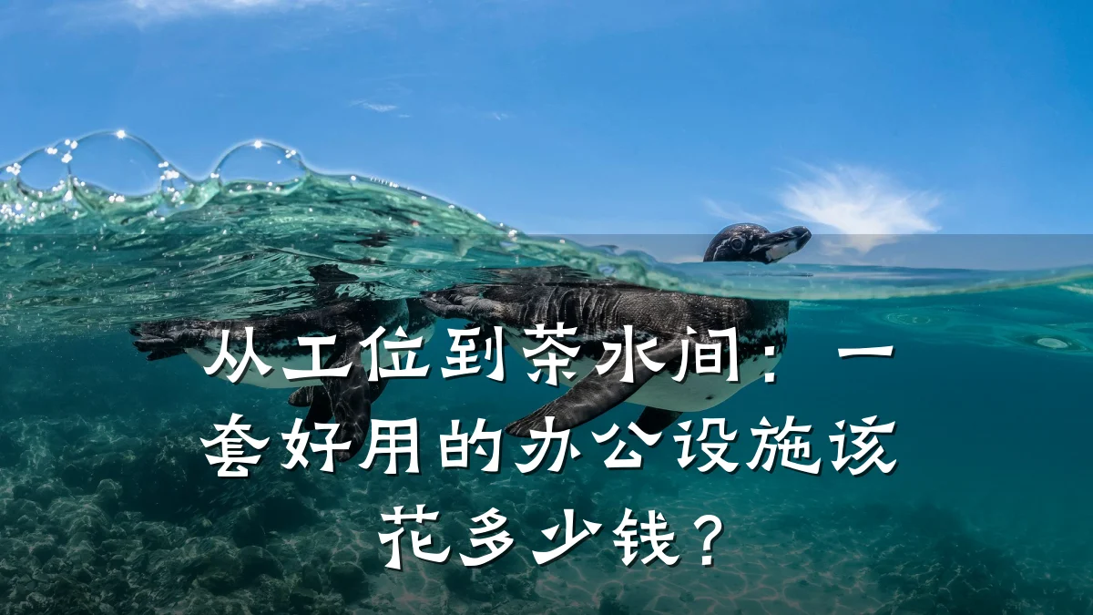 从工位到茶水间:一套好用的办公设施该花多少钱?