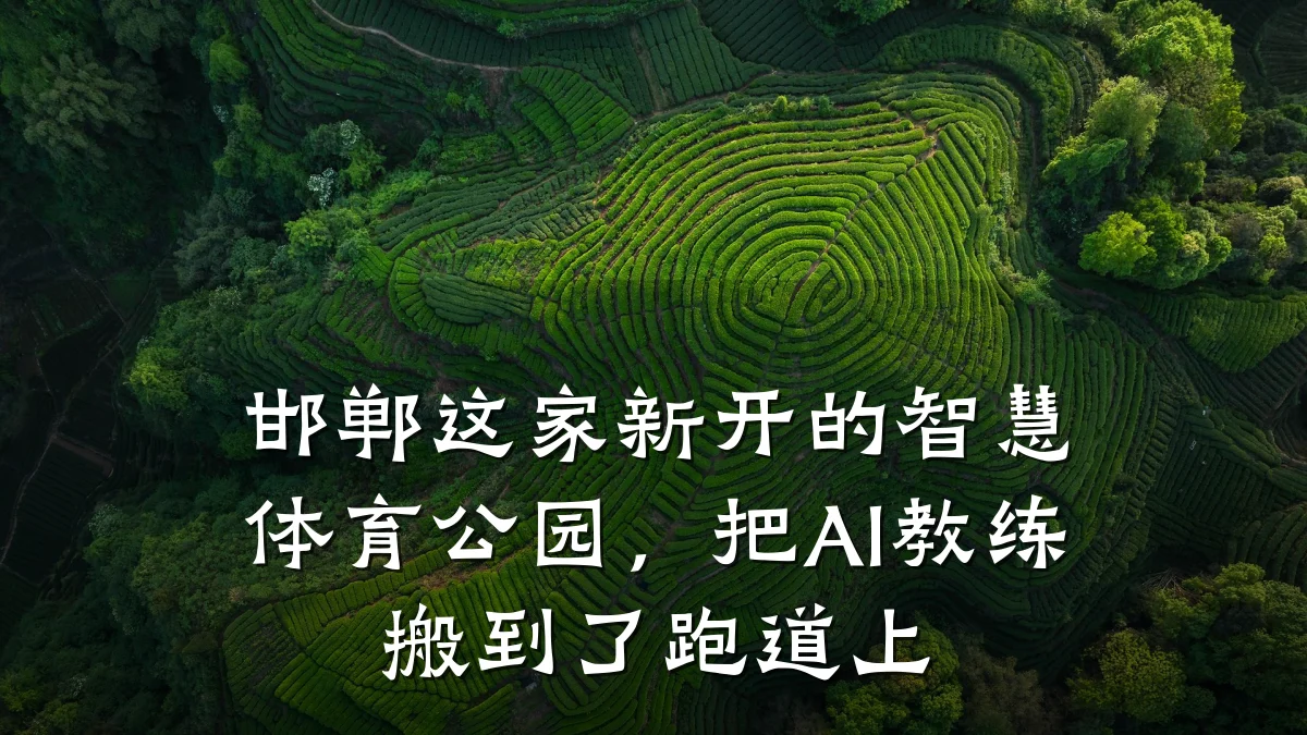 邯郸这家新开的智慧体育公园,把AI教练搬到了跑道上