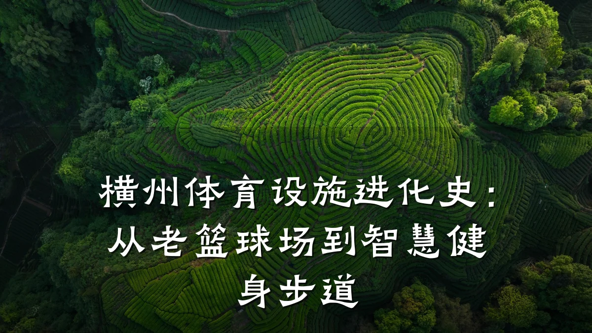 横州体育设施进化史:从老篮球场到智慧健身步道