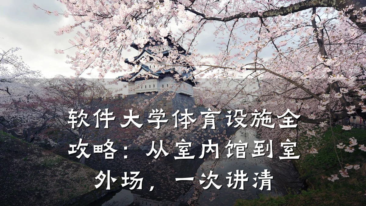 软件大学体育设施全攻略:从室内馆到室外场,一次讲清