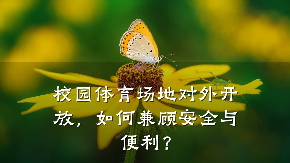 校园体育场地对外开放,如何兼顾安全与便利?