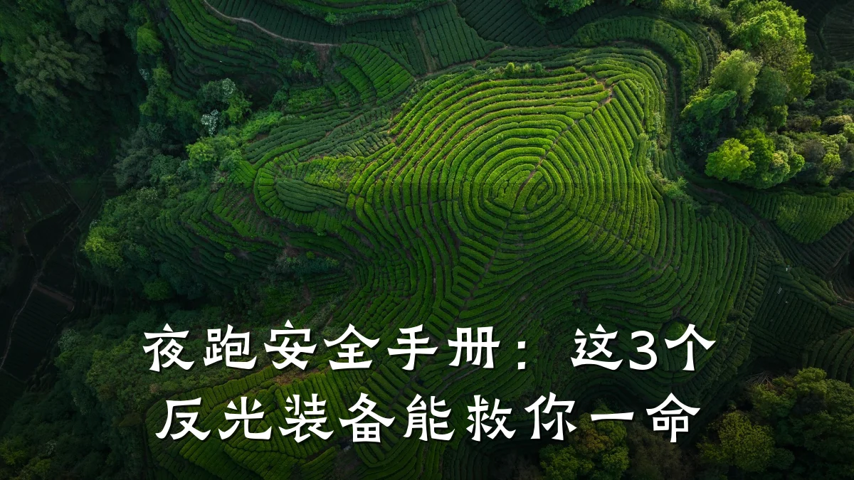 夜跑安全手册：这3个反光装备能救你一命