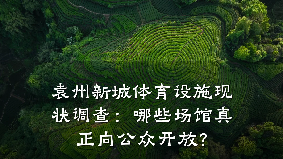 袁州新城体育设施现状调查:哪些场馆真正向公众开放?