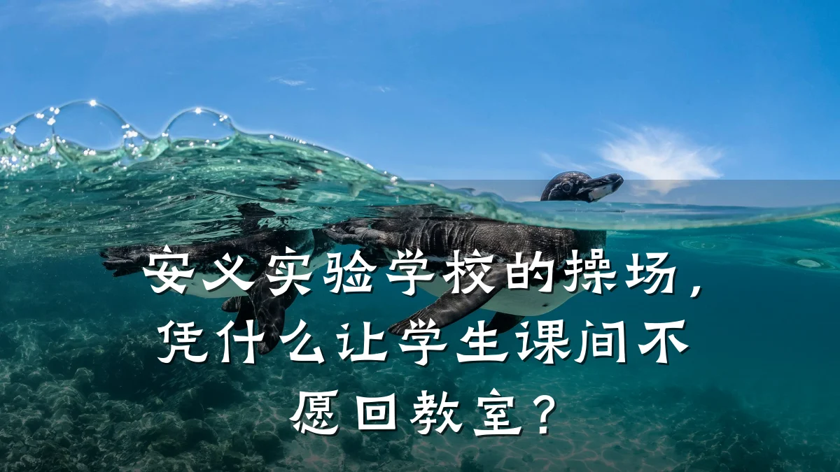 安义实验学校的操场,凭什么让学生课间不愿回教室?
