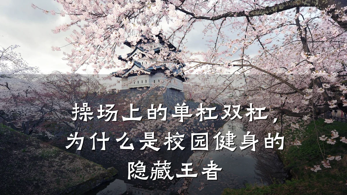 操场上的单杠双杠,为什么是校园健身的隐藏王者