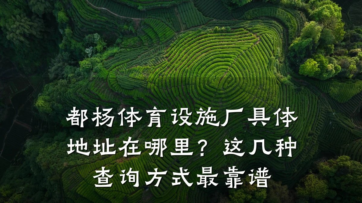 都杨体育设施厂具体地址在哪里？这几种查询方式最靠谱