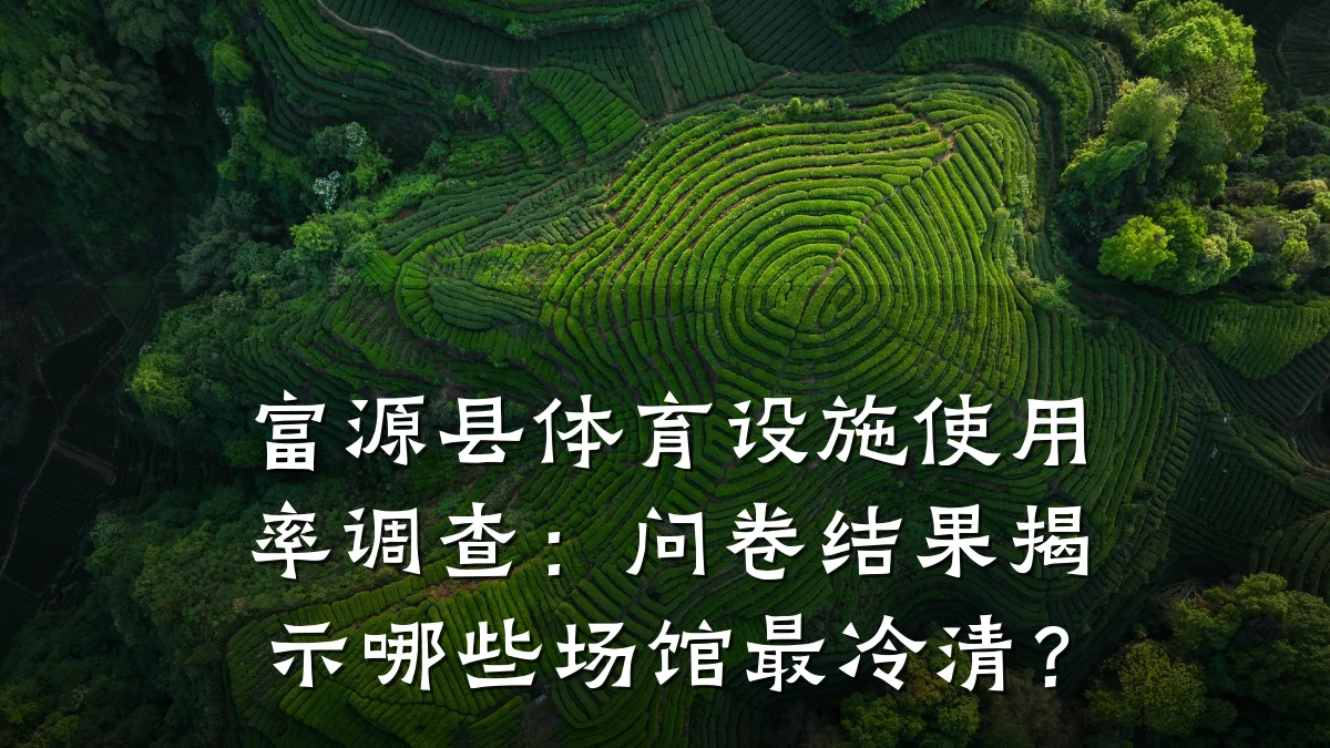 富源县体育设施使用率调查:问卷结果揭示哪些场馆最冷清?