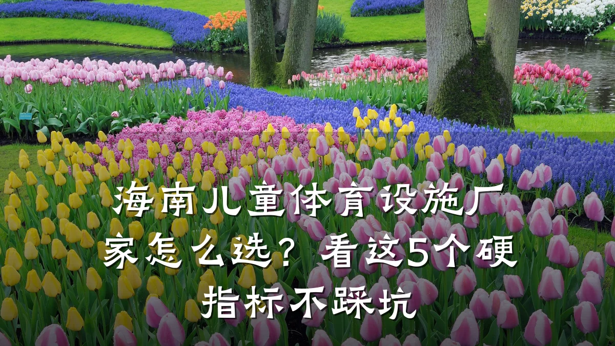 海南儿童体育设施厂家怎么选?看这5个硬指标不踩坑