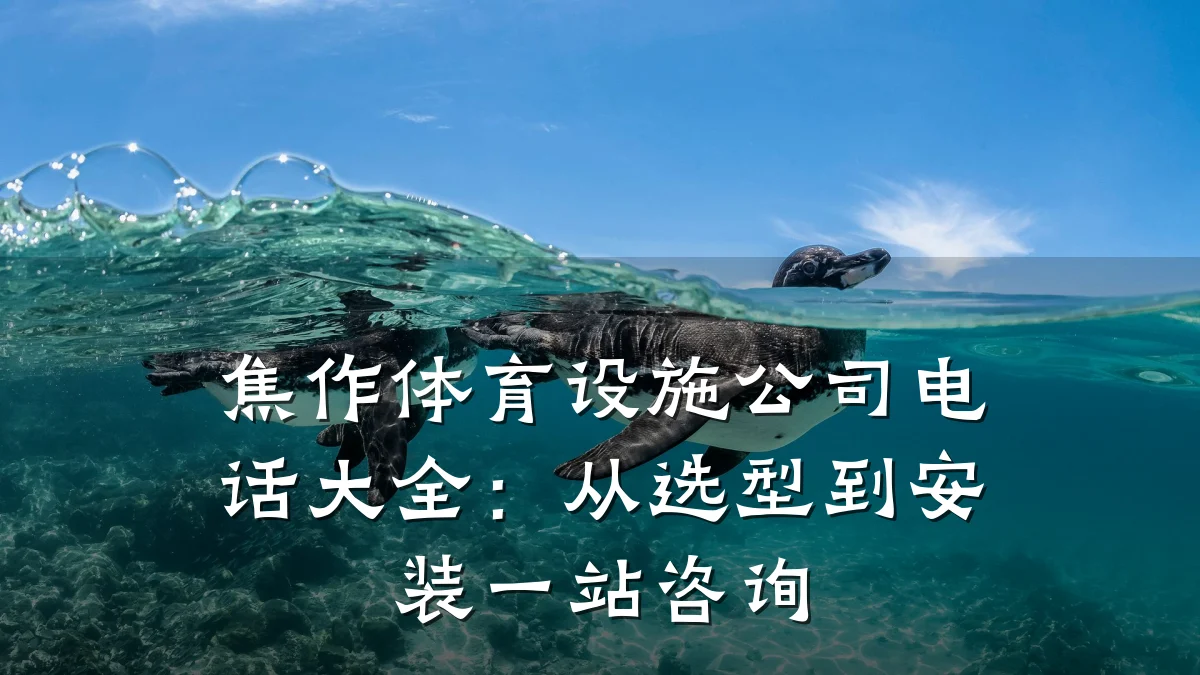 焦作体育设施公司电话大全:从选型到安装一站咨询