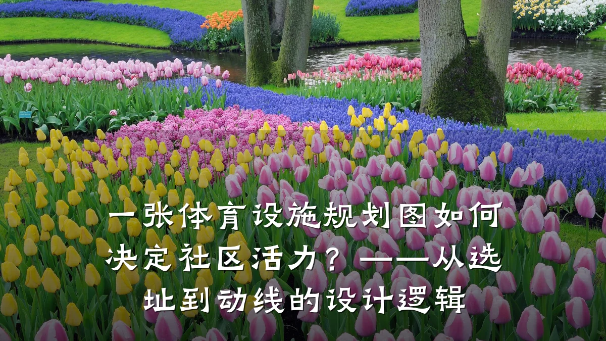 一张体育设施规划图如何决定社区活力?——从选址到动线的设计逻辑