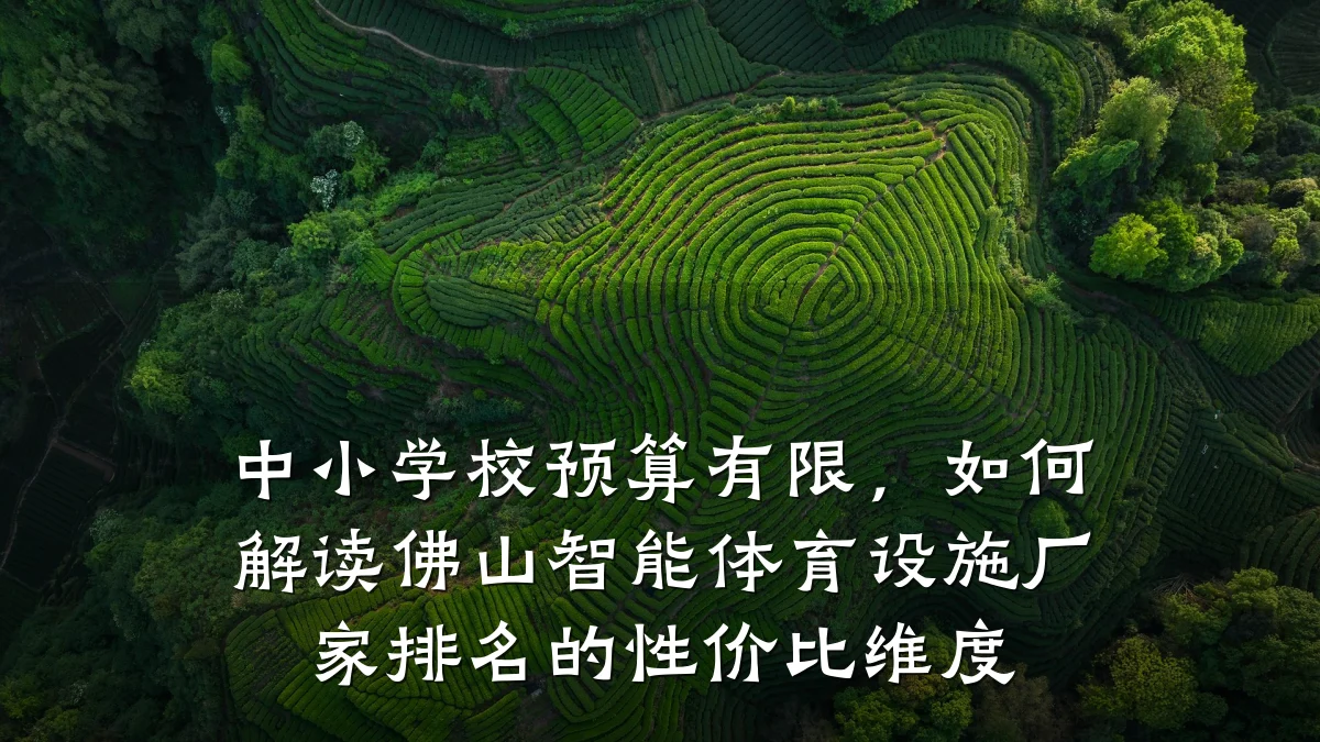 中小学校预算有限,如何解读佛山智能体育设施厂家排名的性价比维度