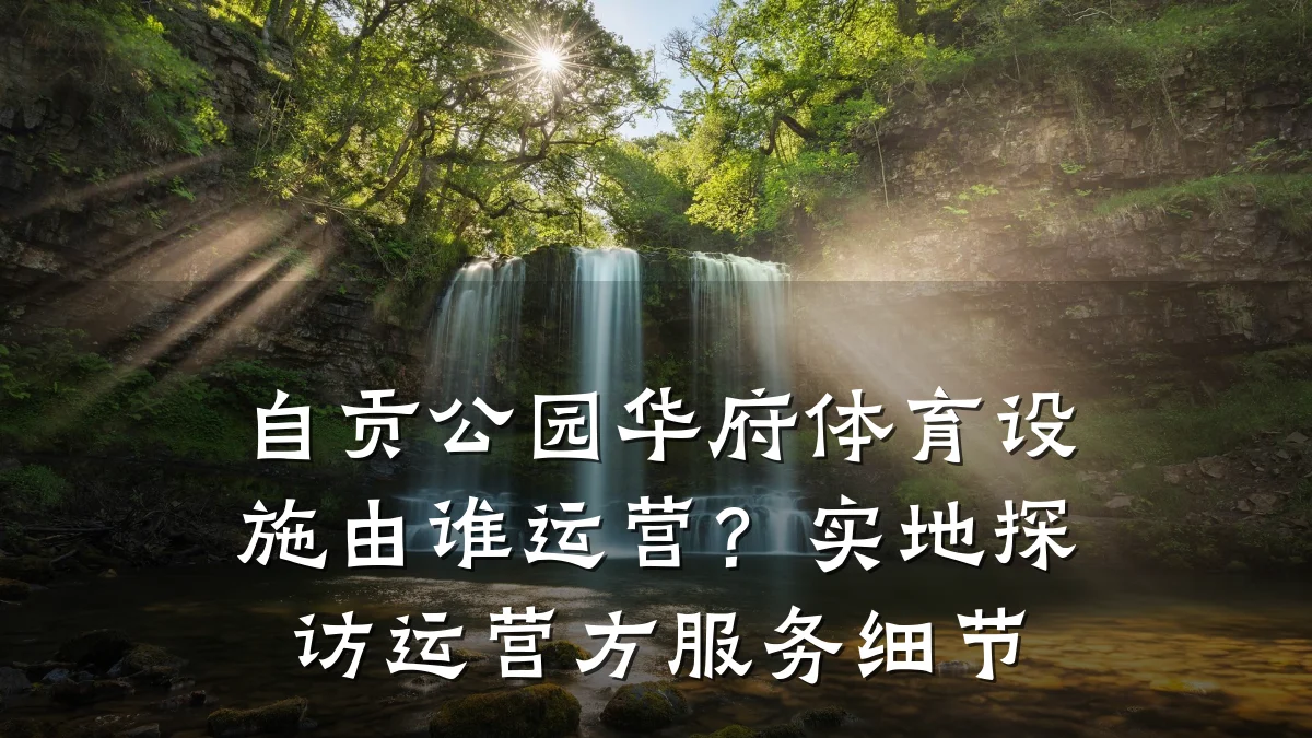 自贡公园华府体育设施由谁运营?实地探访运营方服务细节